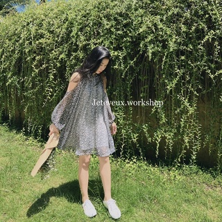 Váy hoa nhí khoét vai siêu xinh Thiết kế By Jeteveux