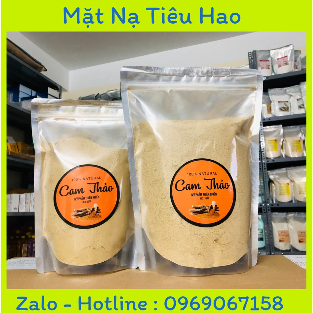Bột đắp mặt nạ Cam Thảo collagen handmade 1kg