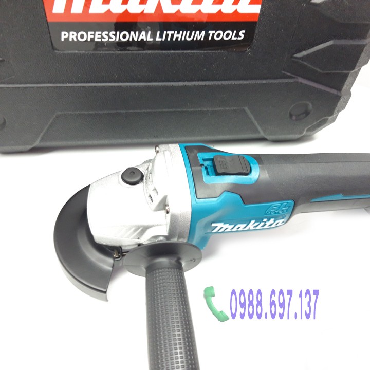 máy mài cắt pin 88V MAKITA100mm- dùng đá 1 tấc