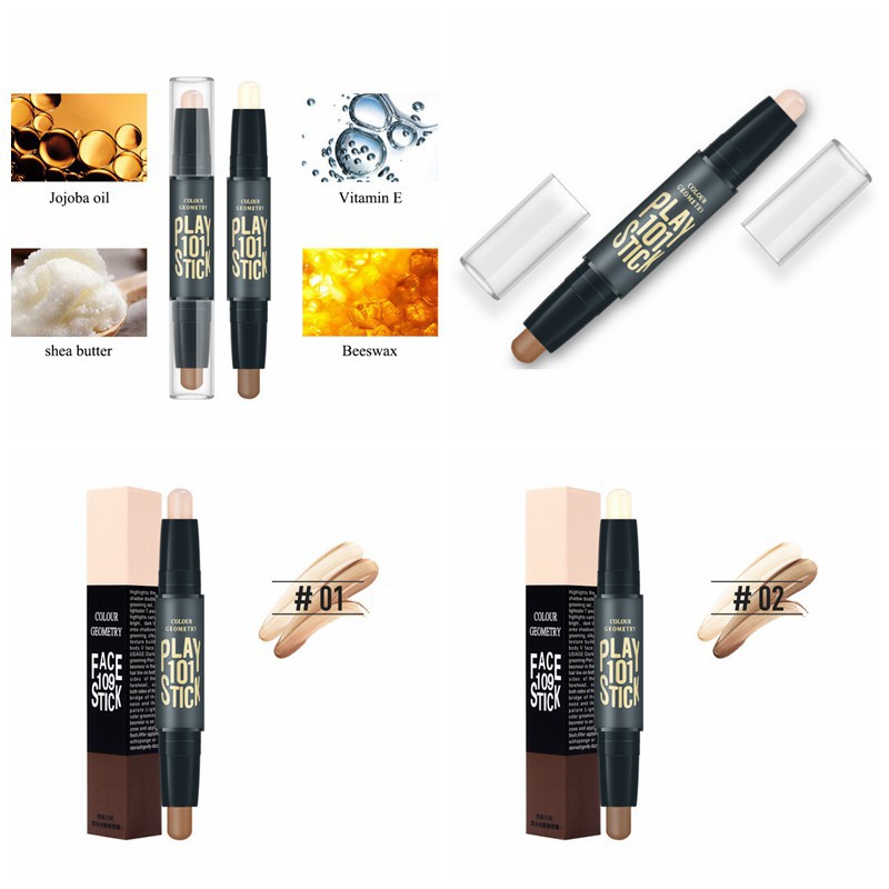 [Hàng mới về] Thỏi kem tạo khối và bắt sáng 2 trong 1 trang điểm nhanh gọn tiện ích | BigBuy360 - bigbuy360.vn