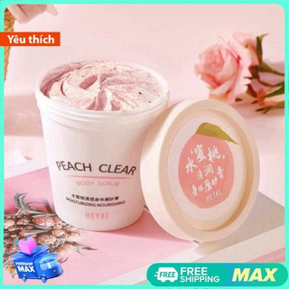 FREESHIP TOÀN QUỐC- Tẩy da chết body HEYXI Đào 200G trắng da