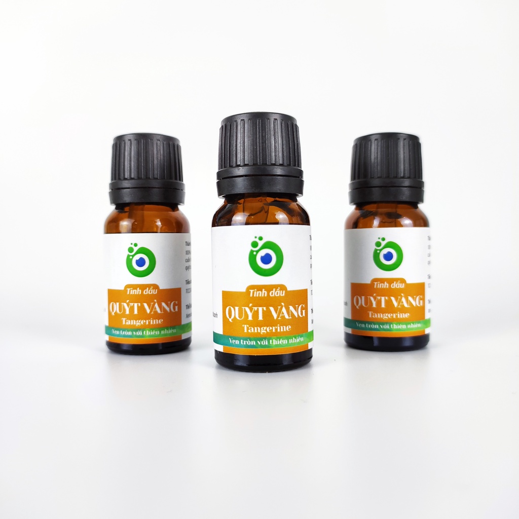 Tinh dầu Quýt Vàng - Bọt Xanh - 100% tinh dầu từ Vỏ Quýt