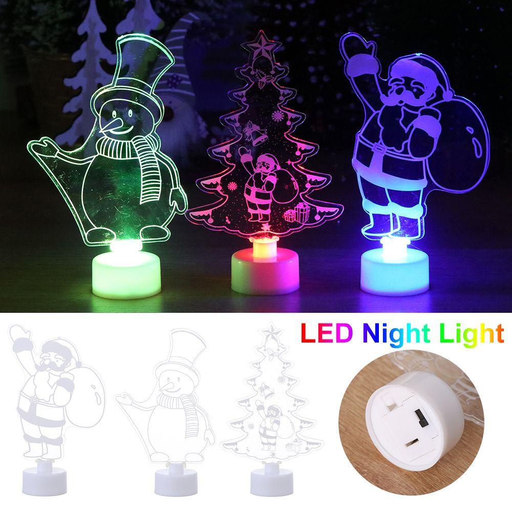 WTTLE Đèn LED Hình Người Tuyết Dùng Trang Trí Giáng Sinh