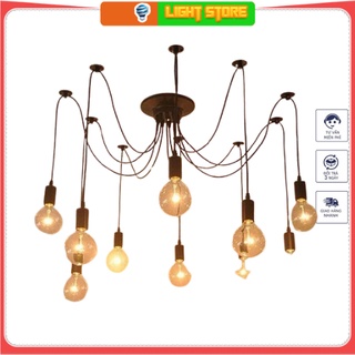 Đèn thả trang trí - đèn thả trần kiểu con nhện ll-5035 - kiểu dáng cổ điển, chất liệu thép siêu bền