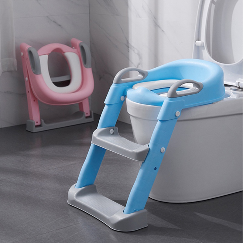 Thang Hỗ Trợ Ngồi Toilet Cho Bé Tiện Dụng