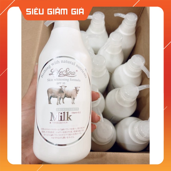 (CHINH HÃNG) Sữa Tắm Milk Life Spa Nhật Bản 500ml