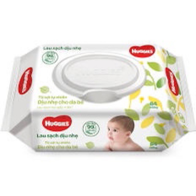 KHĂN GIẤY ƯỚT HUGGIES 64 MIẾNG