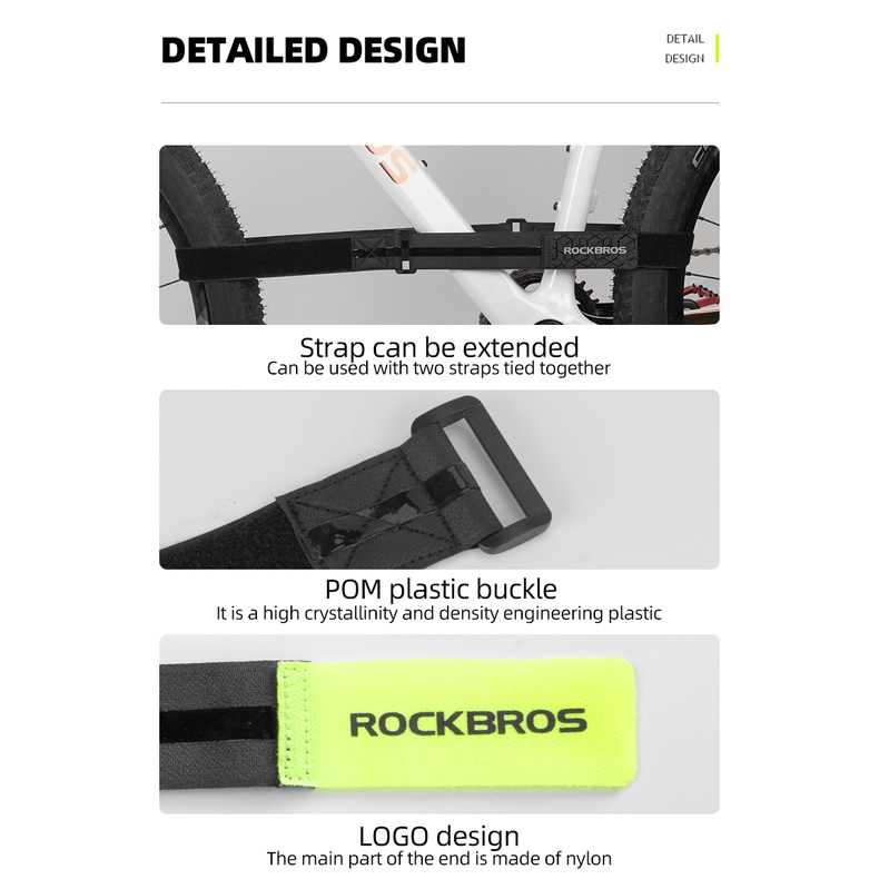 Dây ràng hành lý có móc điều chỉnh được thích hợp cho xe đua ROCKBROS
