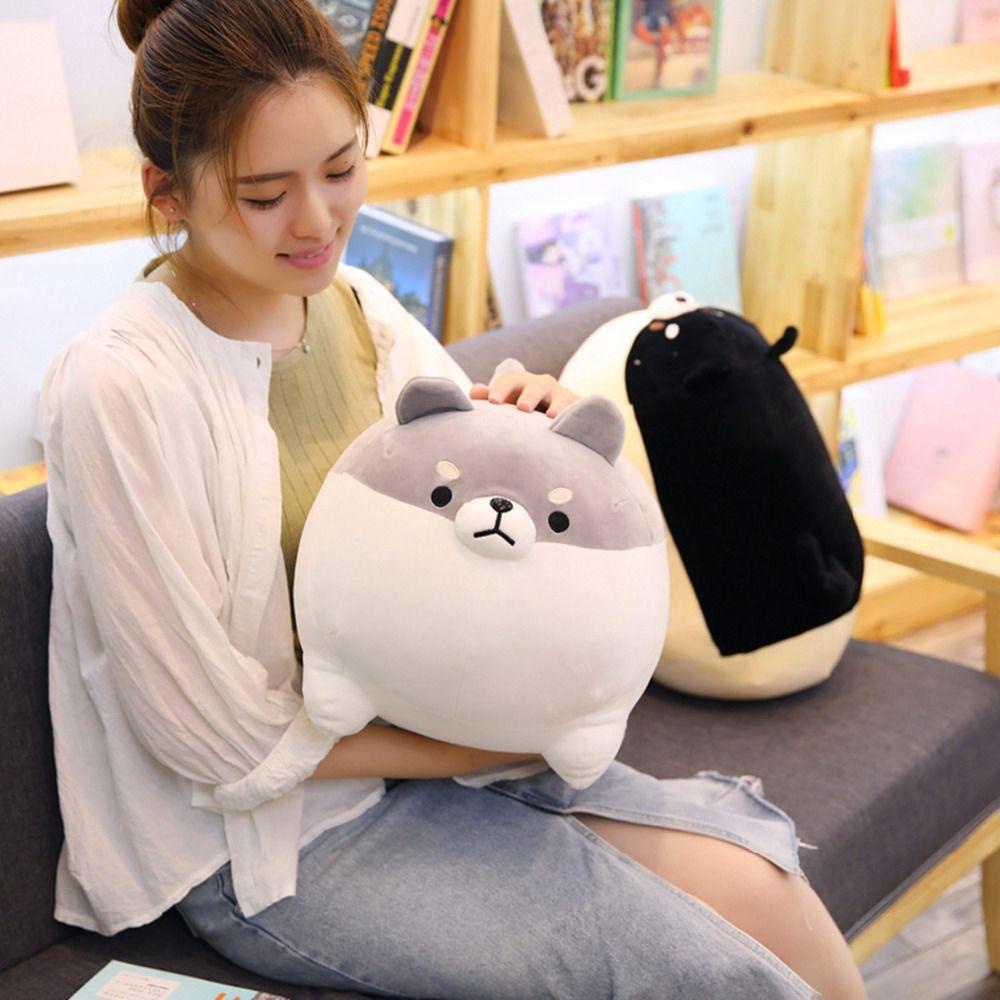 Thú Nhồi Bông Hình Chú Chó Shiba Inu Đáng Yêu Mềm Mại Trang Trí Phòng Bé