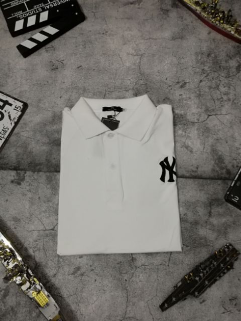 [bigsize < 130kg] ÁO THUN NAM BIG SIZE HÌNH CHỮ NY màu trắng | BigBuy360 - bigbuy360.vn