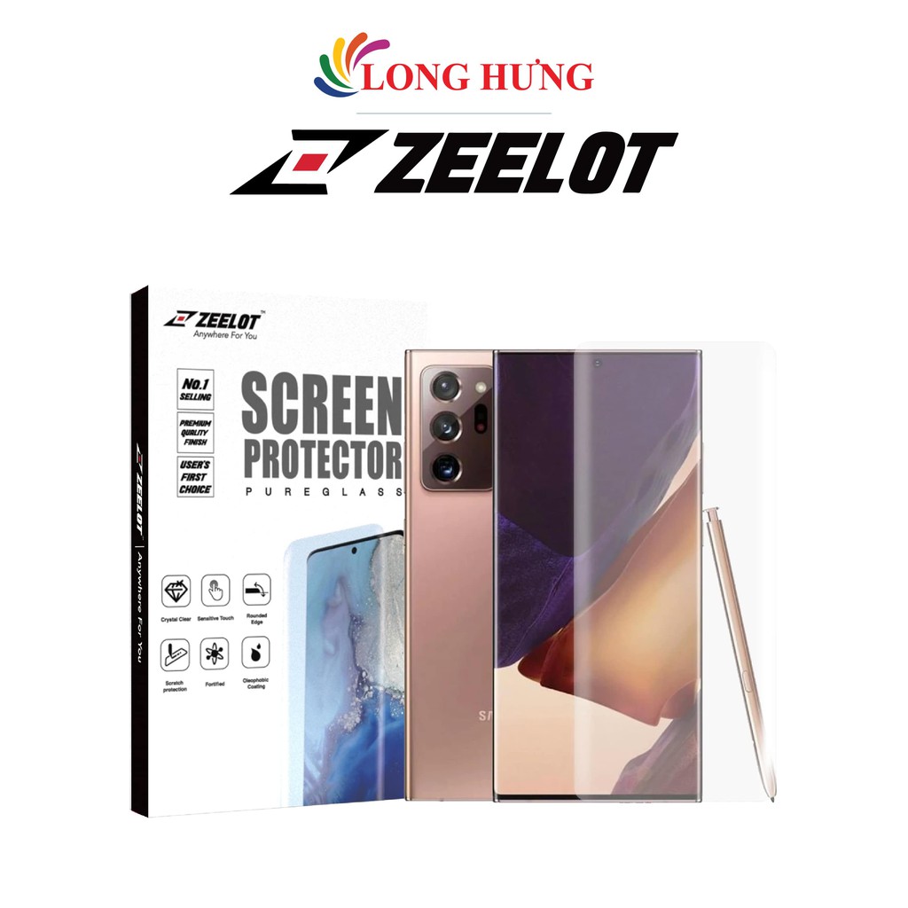 Dán màn hình cường lực chống vân tay Zeelot Samsung Galaxy Note 20 Ultra - Hàng chính hãng