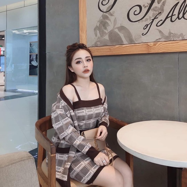 Sét 3 chi tiết kẻ ô