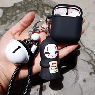 Set ốp airpod / airpods trơn móc khoá vô diện