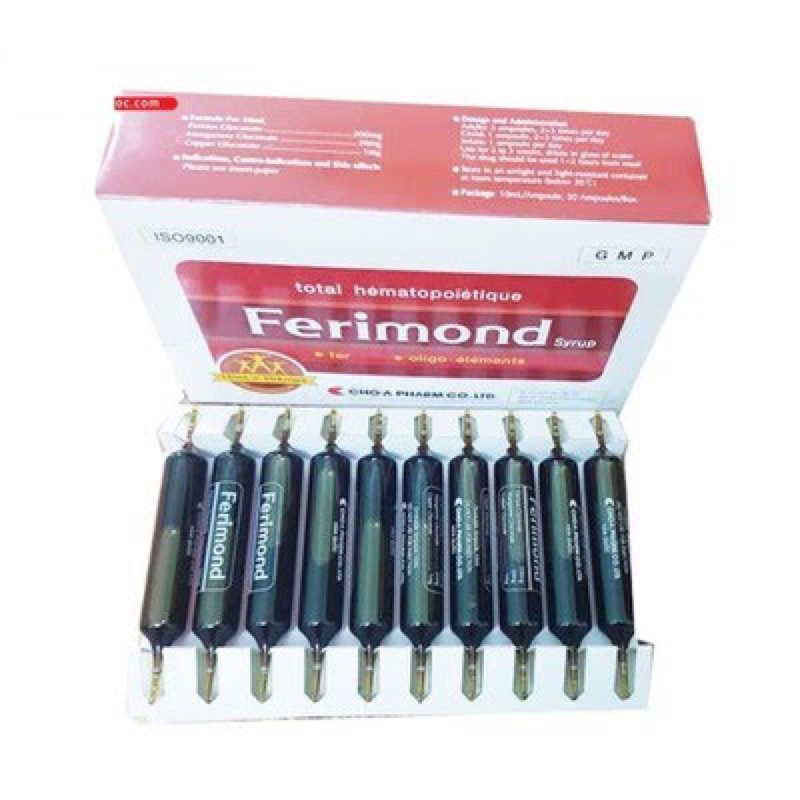 Sắt ống bổ máu Ferimond