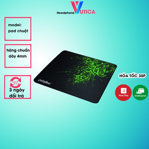 Miếng Lót Chuột máy tính May Viền 4 Ly 25x30cm - lót chuột gaming hàng chuẩn 4 ly newbox