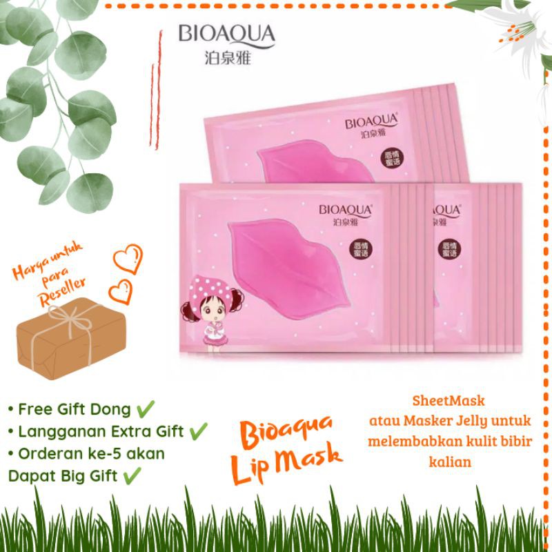 (Hàng Mới Về) Mặt Nạ Môi Bioaqua Dưỡng Ẩm Hiệu Quả | BigBuy360 - bigbuy360.vn