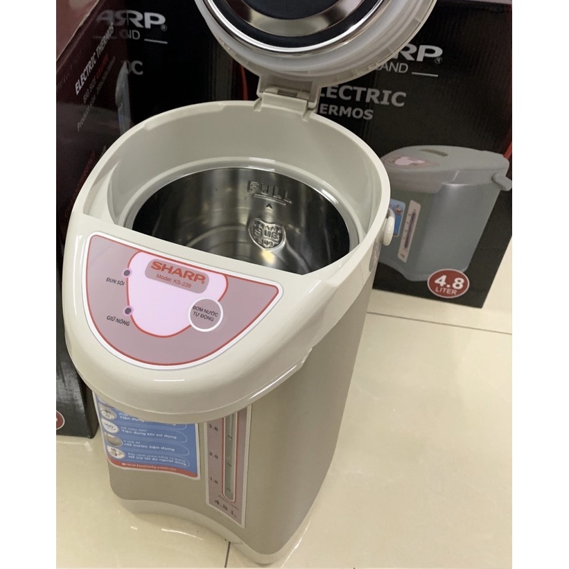 ⚡Bình thủy điện Sharp 4,8 lít.[Bảo hành 12 tháng]