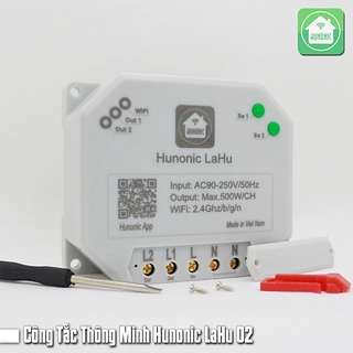 Công tắc Hunonic Lahu 2 kênh