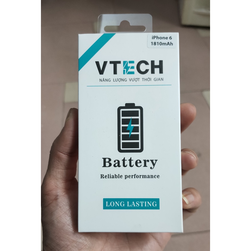 Pin táo 6 Vtech Việt Nam,dung lượng chuẩn