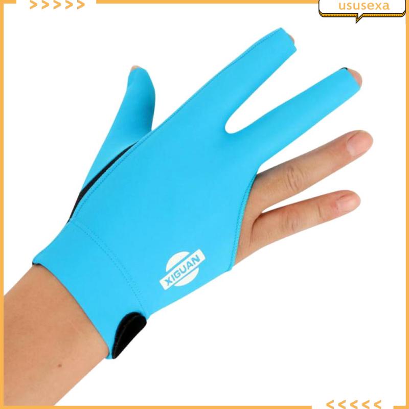 Găng Tay Chơi Bida 3 Ngón Co Giãn Thoáng Khí Thấm Hút Mồ Hôi