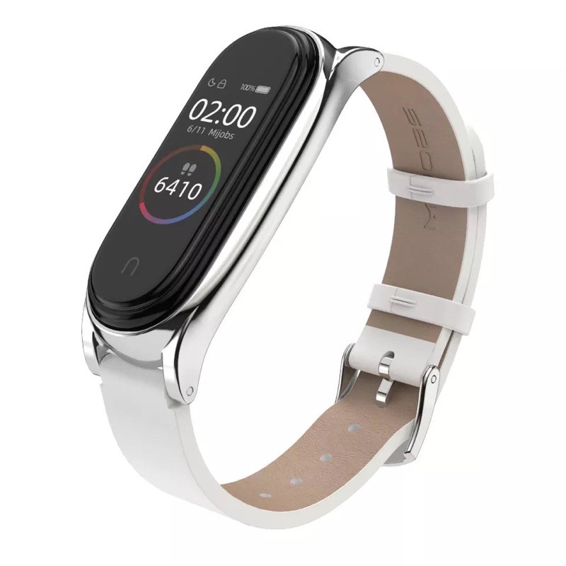 Dây đeo miband 4 3 da MIJOBS thay thế