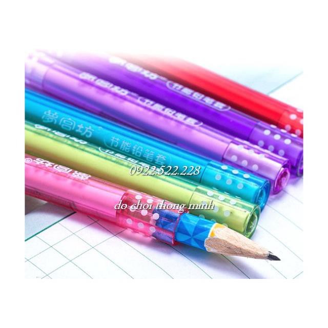 Nắp bút chì, dụng cụ nối dài bút chì dùng trong học tập , vẽ nghệ thuật
