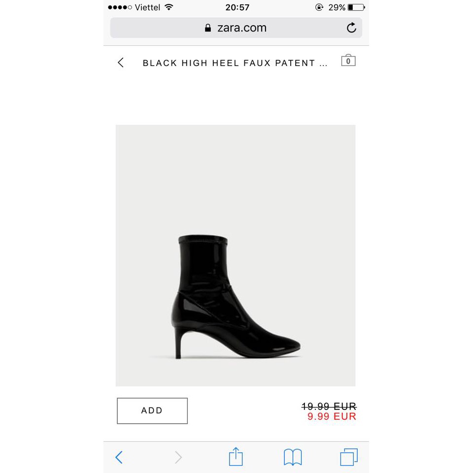 Boots Zara _ Hà Meo