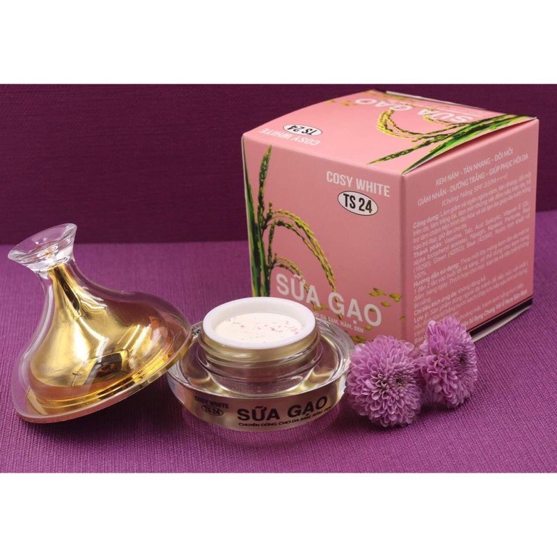 KEM DƯỠNG TRẮNG DA MẶT COSY WHITE SỮA GẠO - TRẮNG DA CHỐNG NẮNG 18G