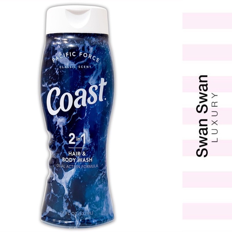 Dầu Gội Và Sữa Tắm 2 in 1 Coast Classic Scent 532ml