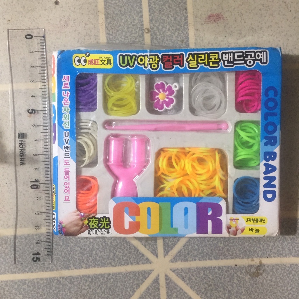 Bộ chun đan vòng tay handmade cho bé gái
