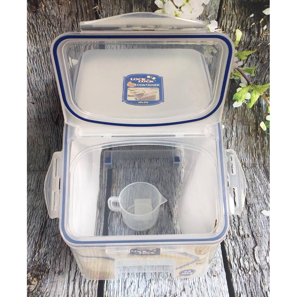 Thùng đựng gạo Lock&Lock Special HPL510 10kg-12L HPL700-5L - BABYHOPSG