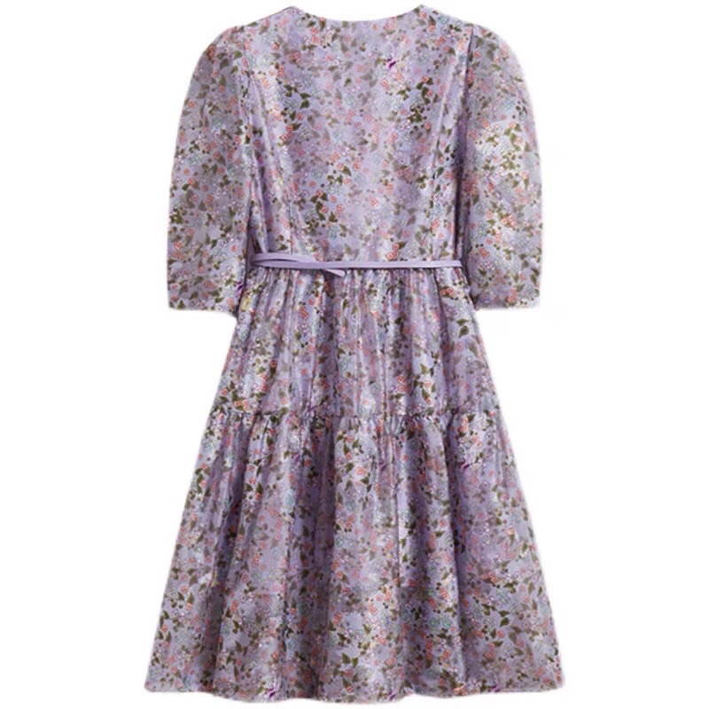 Đầm hoa tím Hopeshow