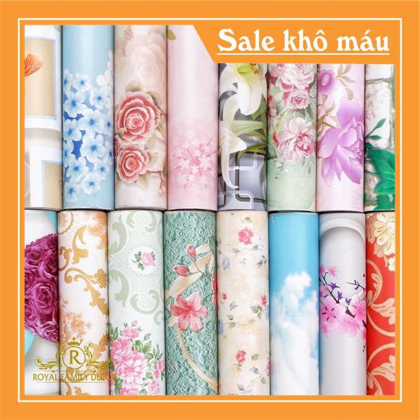 [NHIỀU MẪU] 10m giấy dán tường (decal cuộn) HOT NHẤT khổ rộng 45cm có sẵn keo