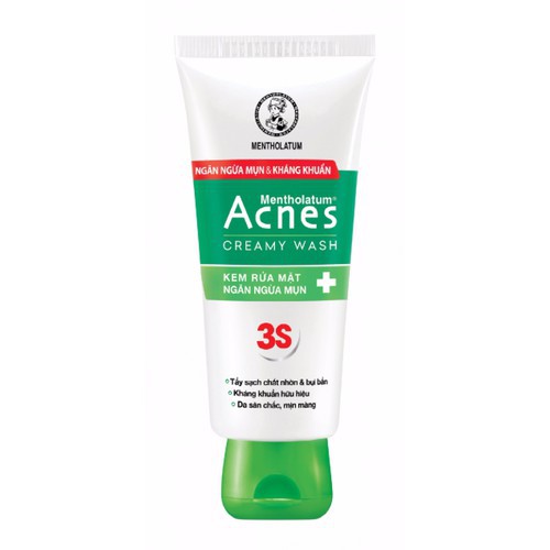 Sữa rửa mặt Acnes 3S