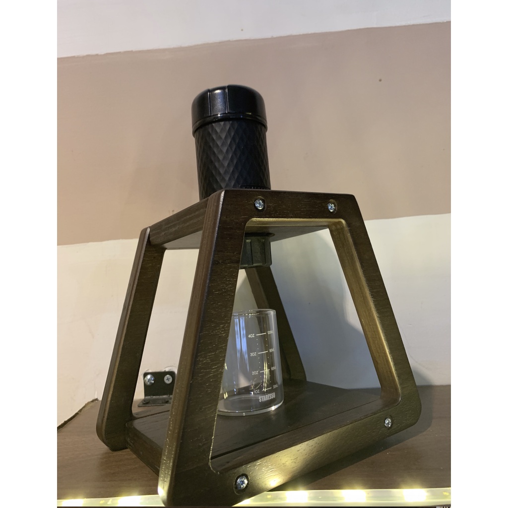 Kệ gỗ cho Dụng cụ cafe Staresso Mini, Basic