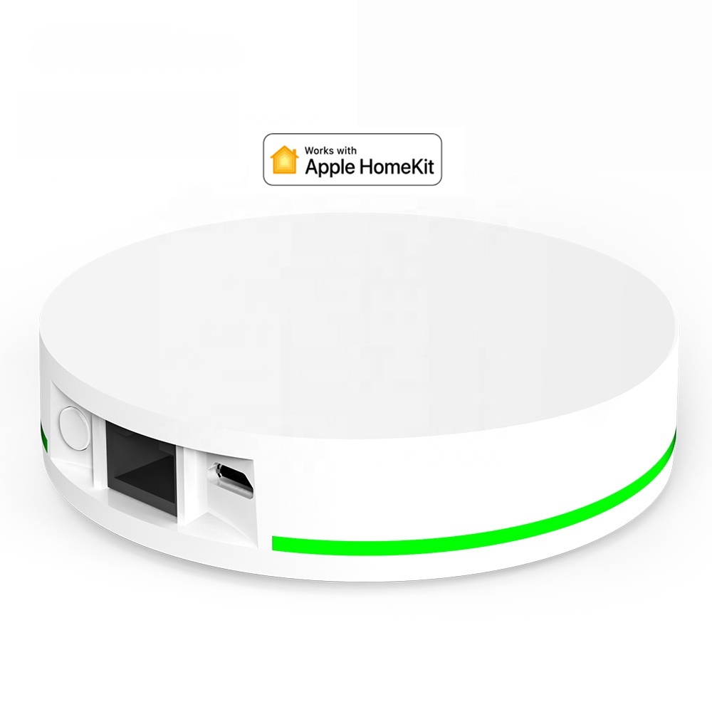 Điều Khiển Trung Tâm AKIA Zigbee tương thích Apple HomeKit - Hub AKIA bản Zigbee 3.0, Cổng LAN RJ45