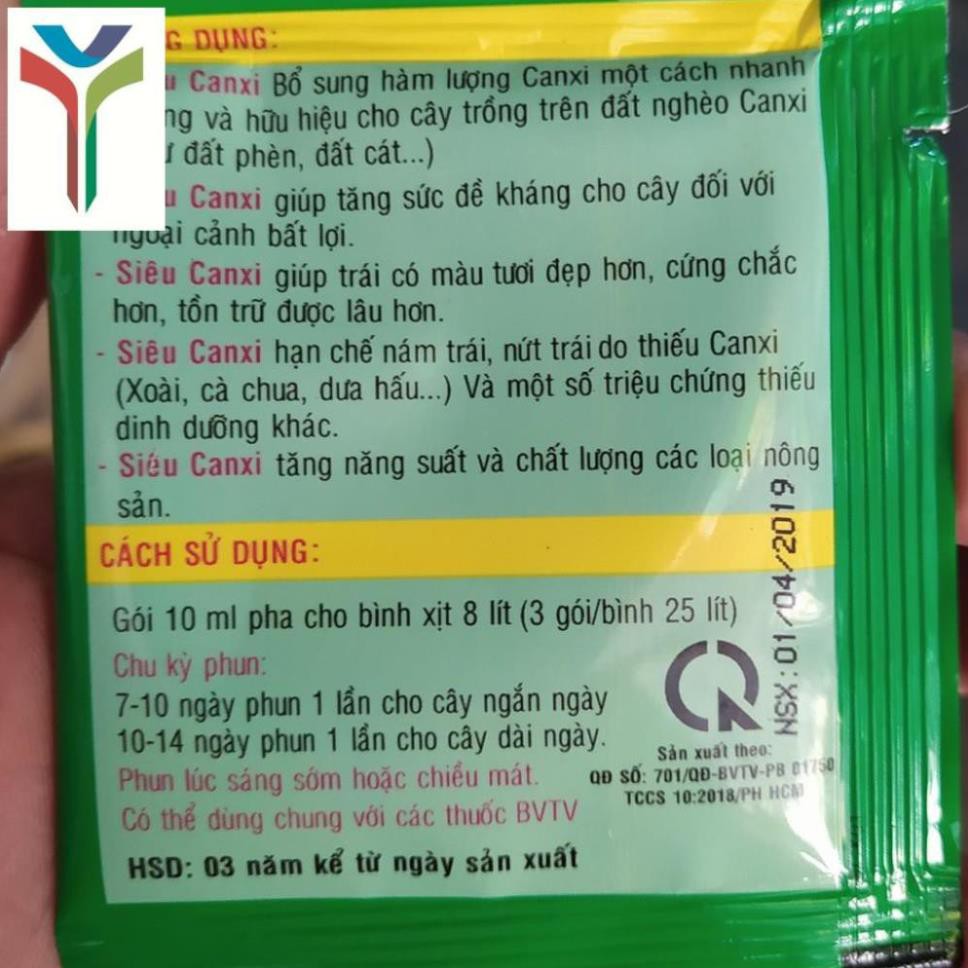 Siêu CANXI  Phân Bón Lá Canxi Chống Thối Trái, Nứt Trái