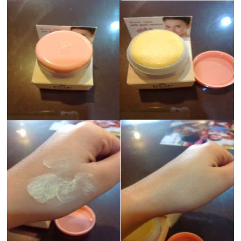 Kem ngọc trai ġiảm mụȵ, ņám tàn nhanǥ làm trắŉg da POP PoPular Pearl Cream Thái Lan