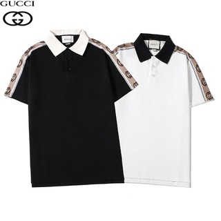Áo Thun Cotton Ngắn Tay Cổ Tròn Thêu Họa Tiết Cổ Điển Unisex
