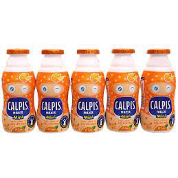 Sữa chua uống Calpis mini đủ vị lốc 5 hộp 80ml