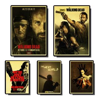 Áp Phích Dán Tường The Walking Dead Season 7 Chất Lượng Cao Trang Trí Phòng Khách Quán Cà Phê Quán bar