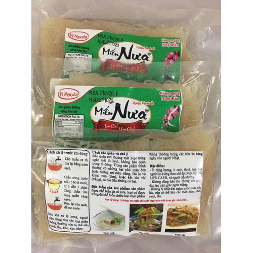 20 gói Mix Bún Nưa Mì Nưa Phở Nưa Miến Nưa Keto Das 240g