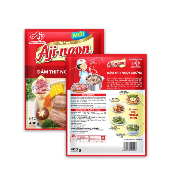 Hạt nêm Aji-ngon gói 400g