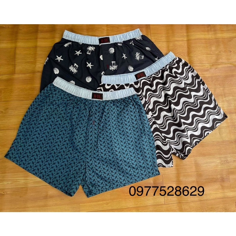 Combo 3 Quần Ngủ H33, Quần Mặc Nhà, Quần Đùi H33 Nhiều Màu Sắc