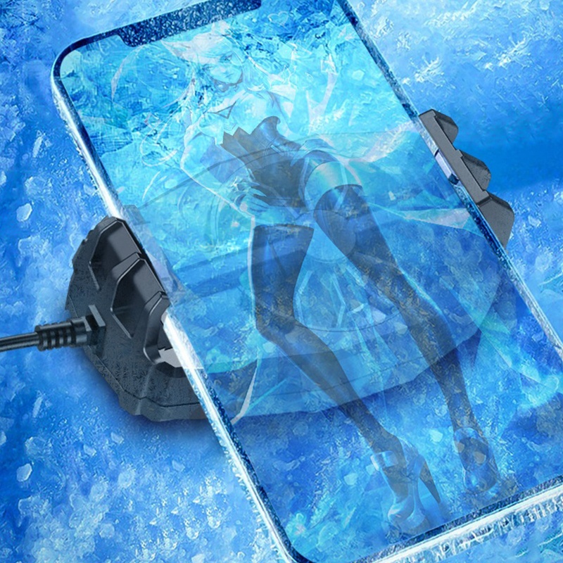 Quạt Tản Nhiệt Siêu Nhẹ Không Gây Tiếng Ồn Chuyên Dụng Chơi Game Cho Điện Thoại Android iOS