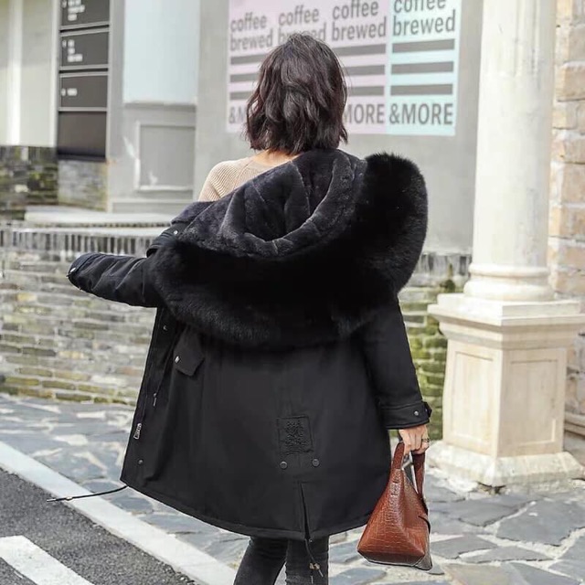 HÀNG CÓ SẴN_ÁO KHOÁC LÓT LÔNG DÁNG DÀI SIÊU ẤM( hình thật tự chụp) | BigBuy360 - bigbuy360.vn