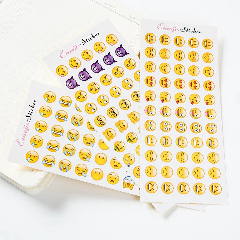 Sticker emoji dán trang trí đa dụng