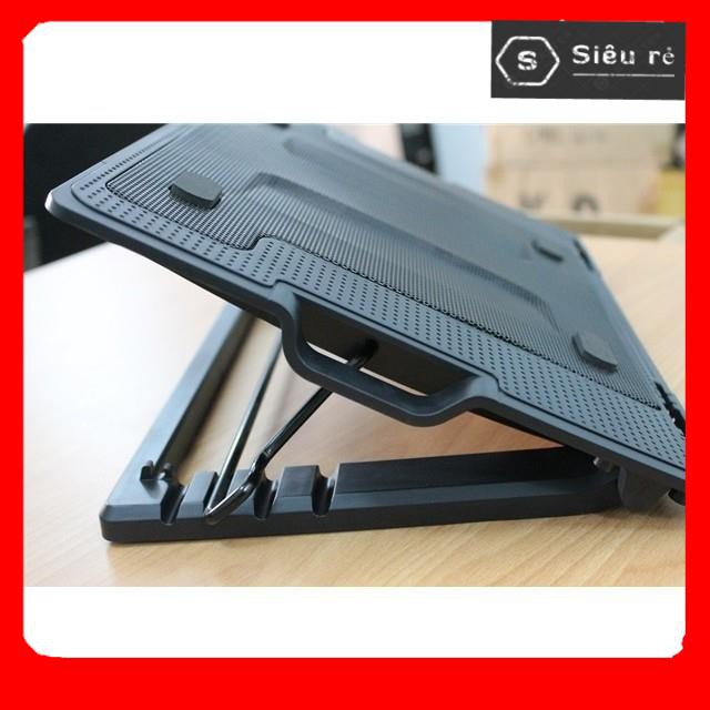 Đế quạt tản nhiệt Laptop Ergostand Nâng 45 độ - 1 Fan lớn - Có đèn led - Đế Laptop (PD88114)