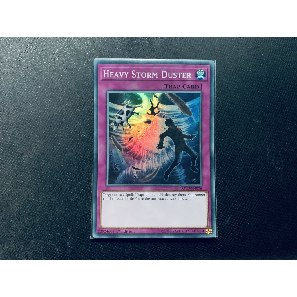 Thẻ Bài Yugioh Chính Hãng Heavy Storm Duster - COTD-EN076