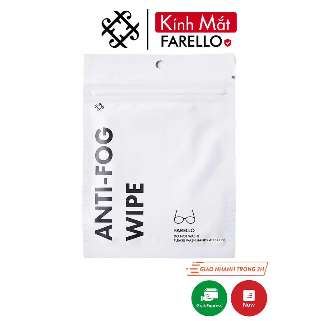 Khăn lau kính NANO FARELLO chống mờ sương khi đeo khẩu trang